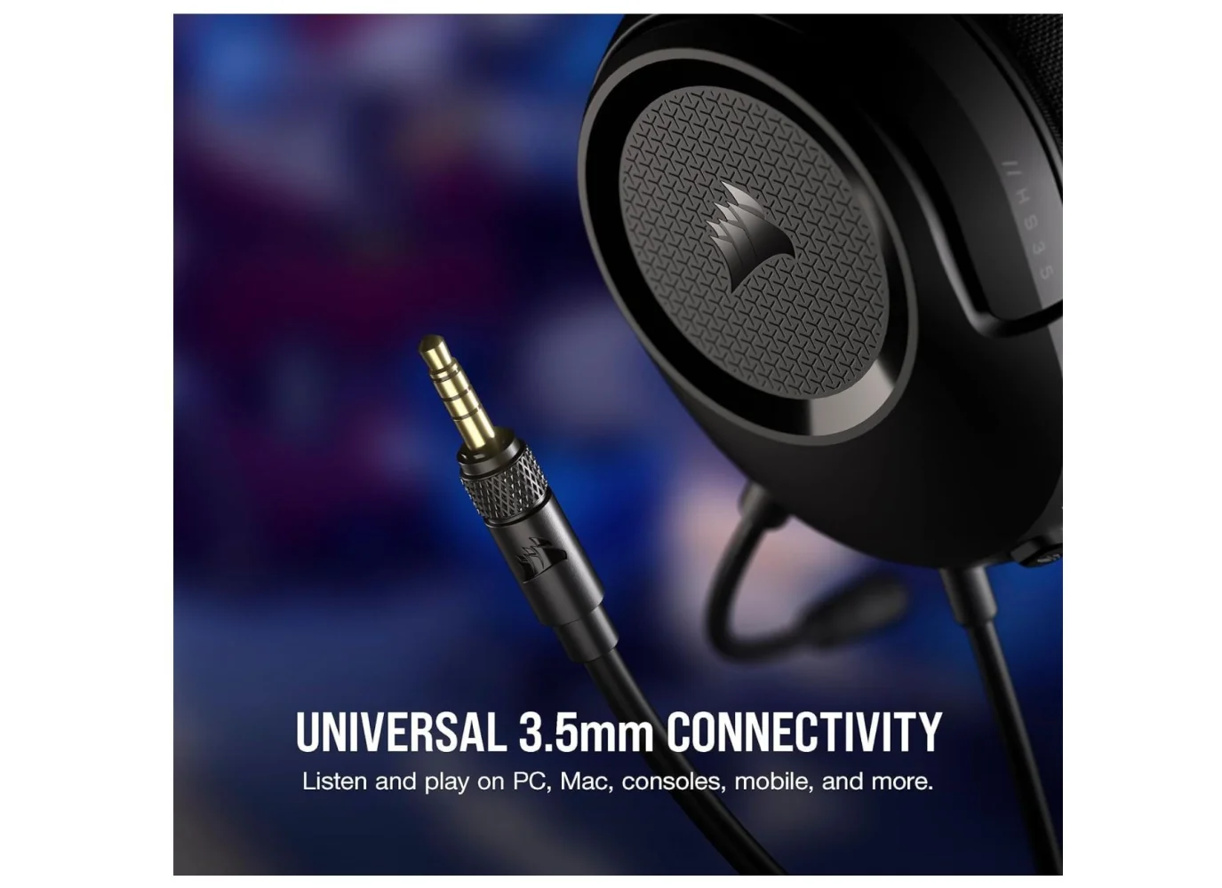 CORSAIR HS35 v2 Multiplatform Wired Gaming Headset - Carbon - Image 8