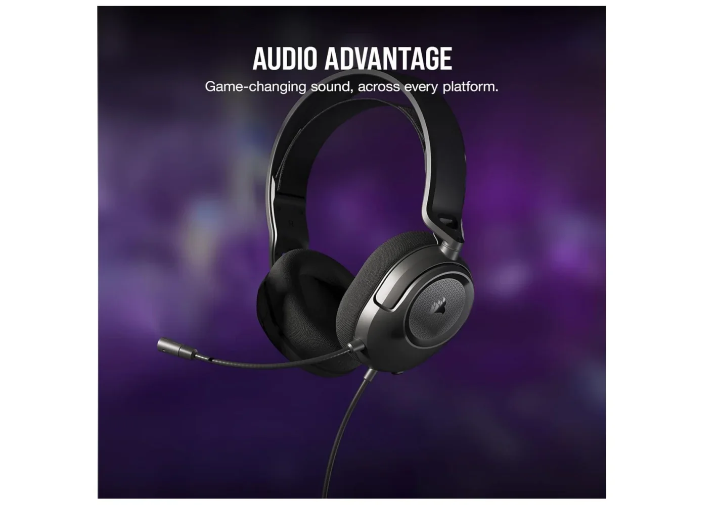 CORSAIR HS35 v2 Multiplatform Wired Gaming Headset - Carbon - Image 9