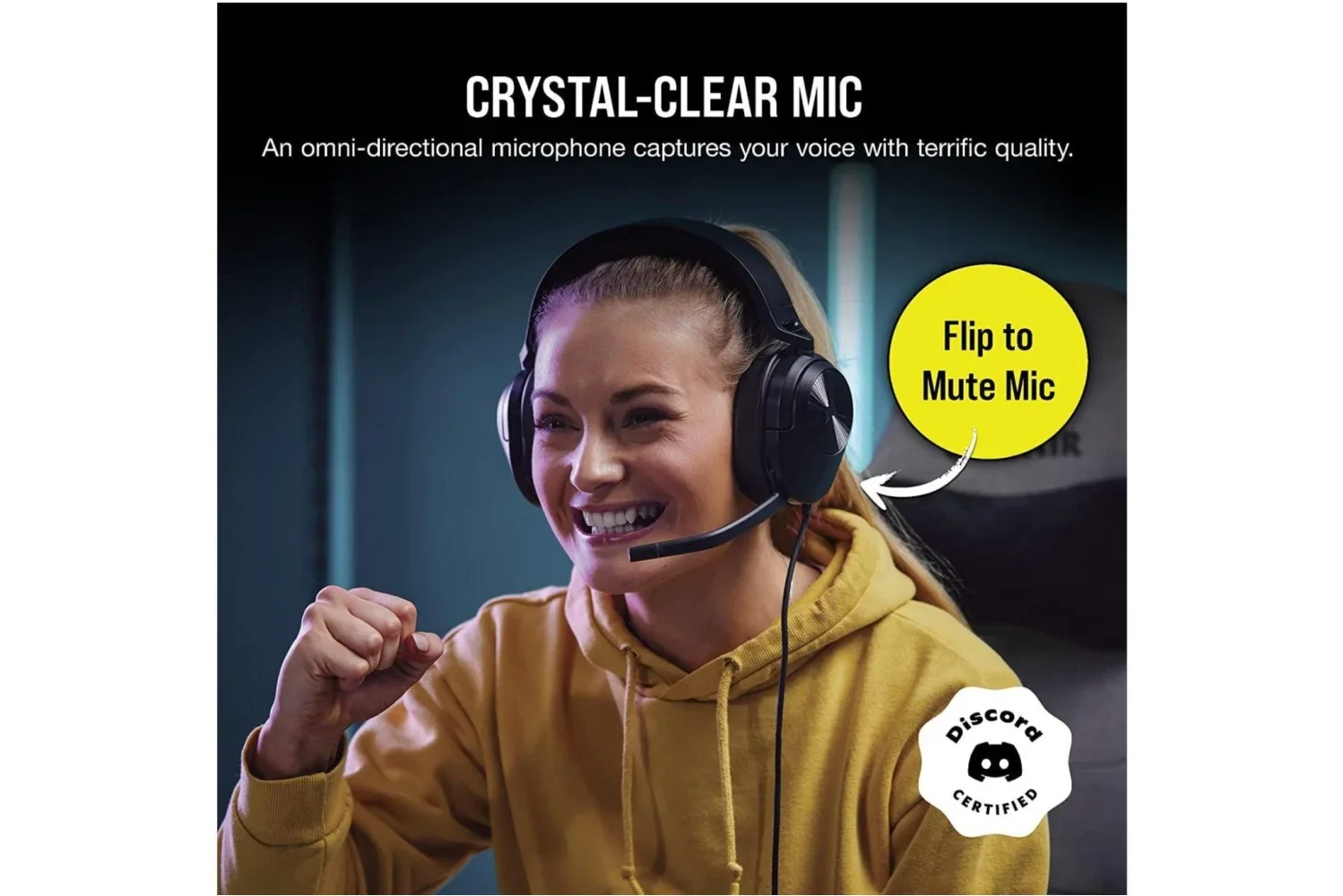 Corsair HS55 Stereo Gaming Headset - Carbon - Image 3