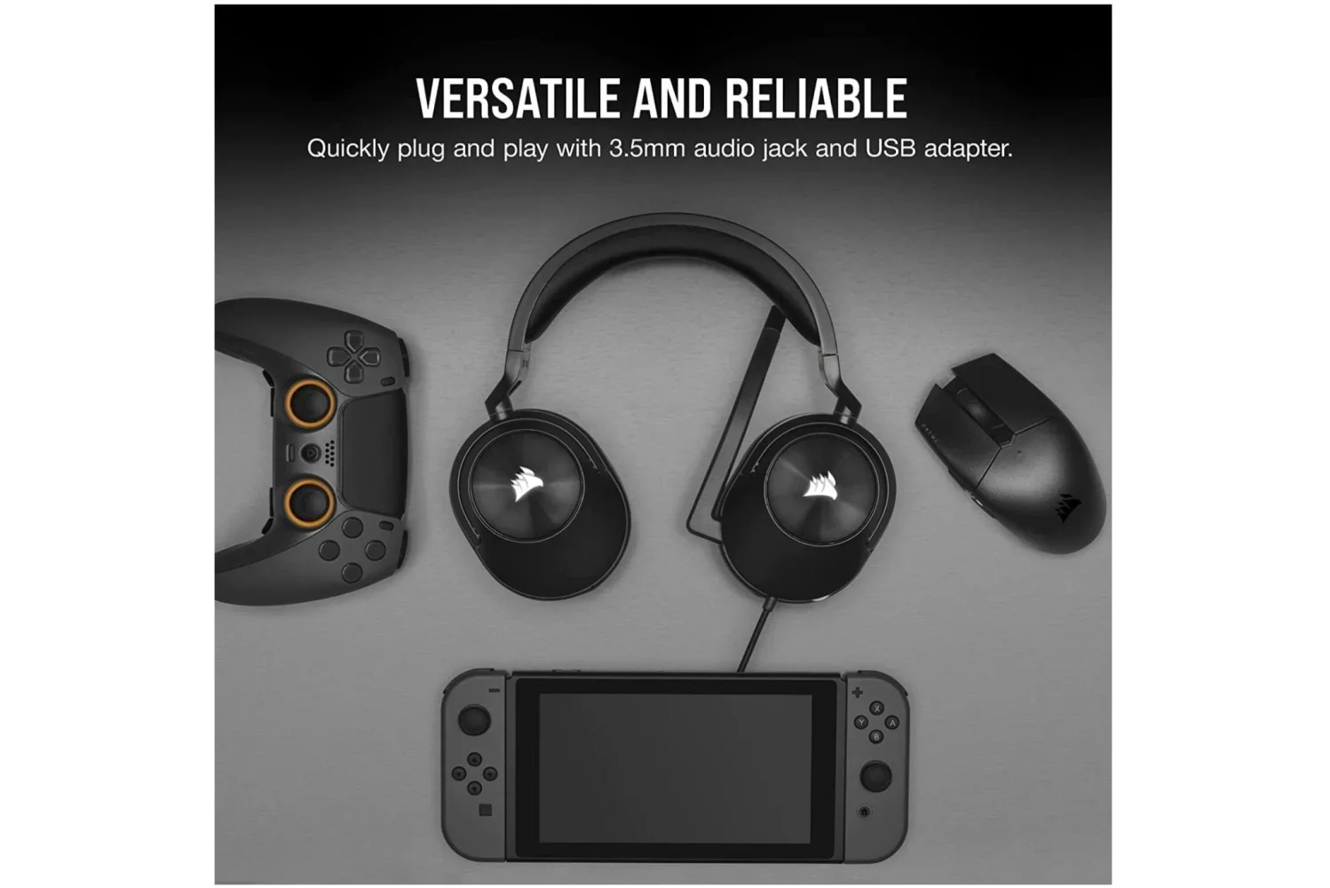 Corsair HS55 Stereo Gaming Headset - Carbon - Image 5