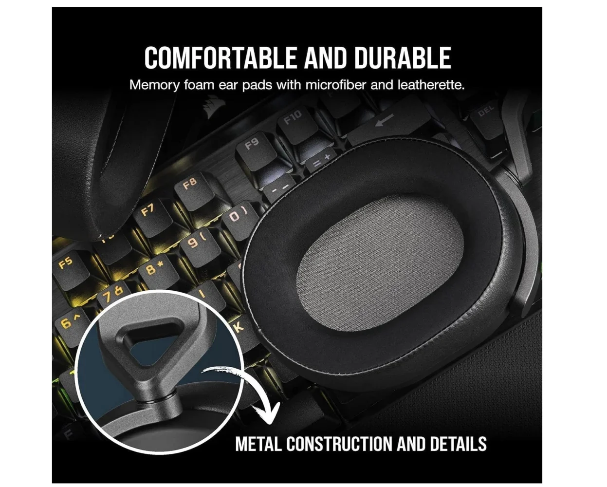 Corsair HS65 Surround Headset - Carbon - Image 5
