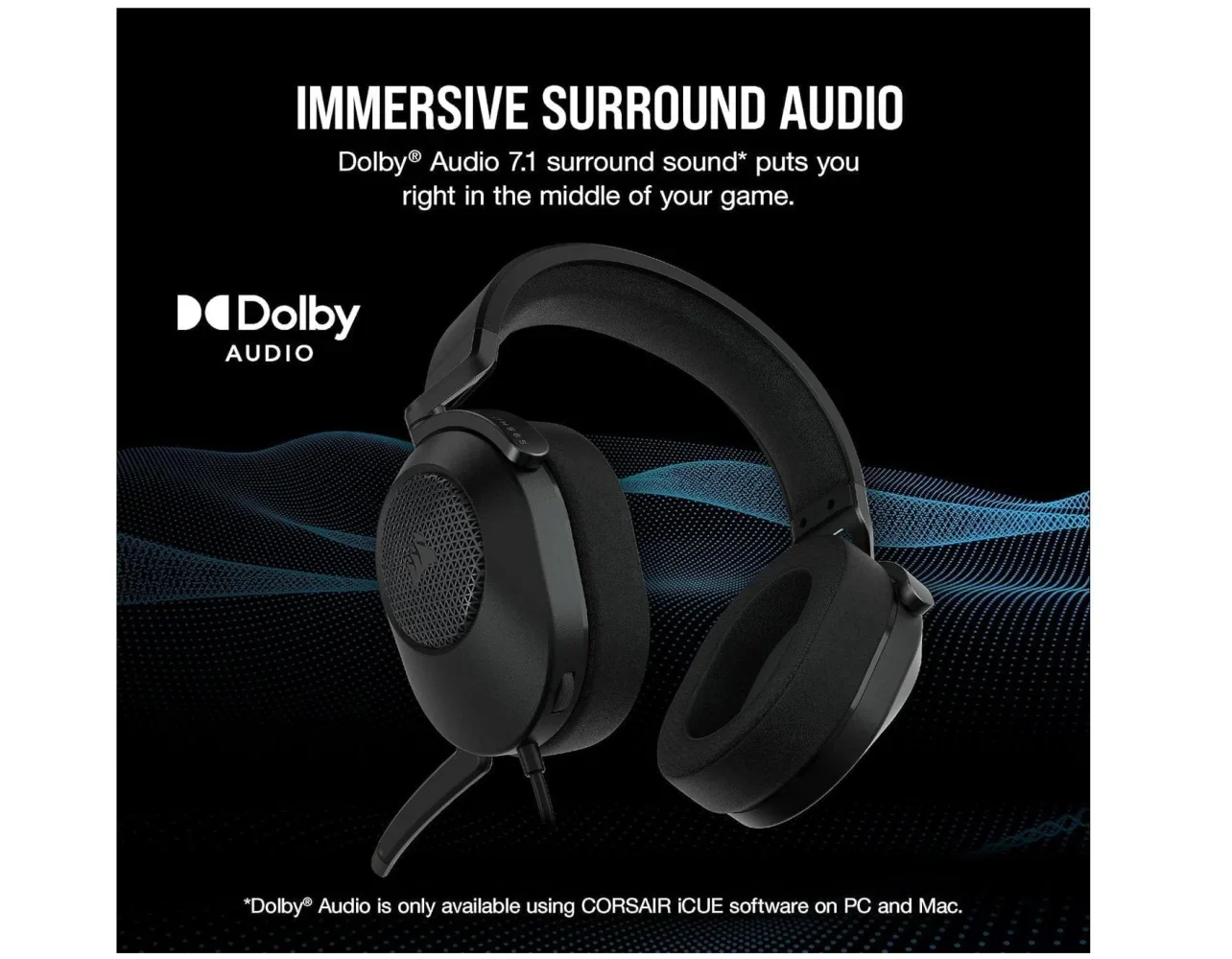 Corsair HS65 Surround Headset - Carbon - Image 7