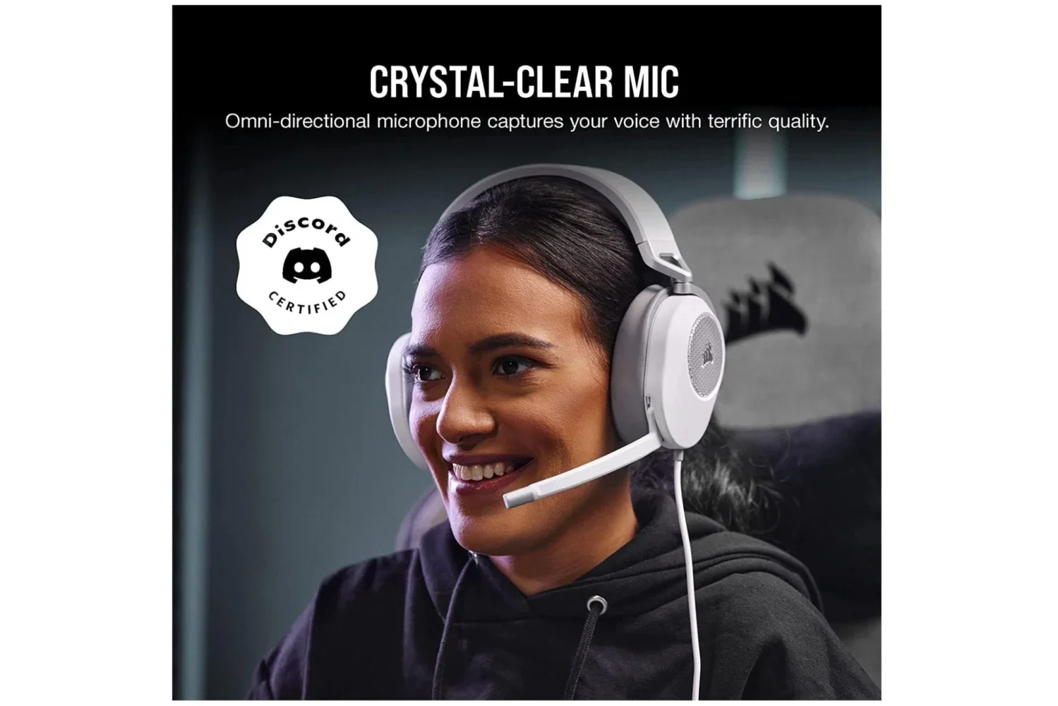 Corsair HS65 Surround Headset - White - Image 4