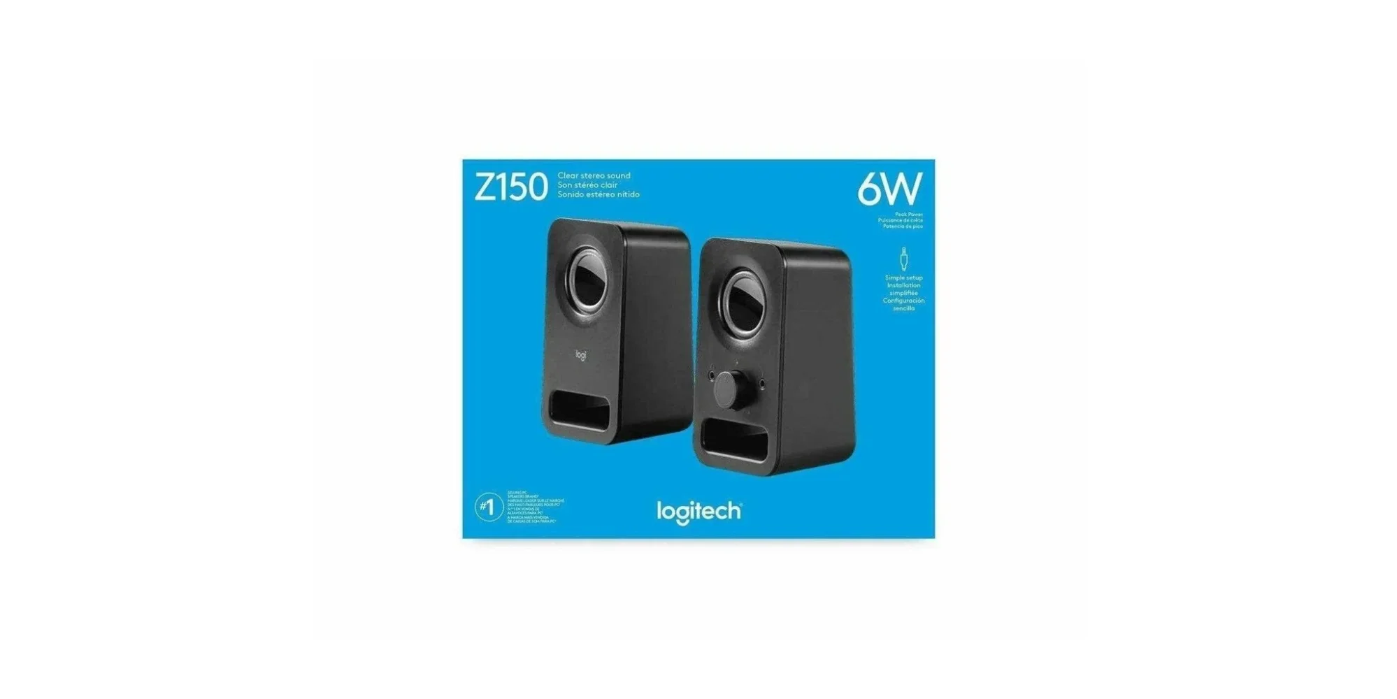 Logitech Z150 Black 2.0 Channel 3W Multimedia Speakers - Image 4