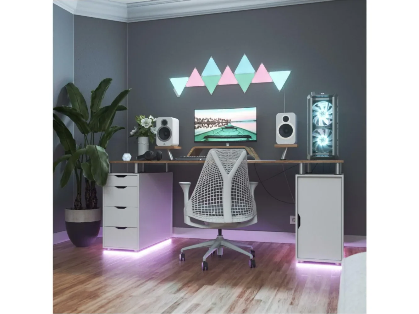 Nanoleaf Shapes - Triangles Expansion Pack (3 Panels) - Image 5