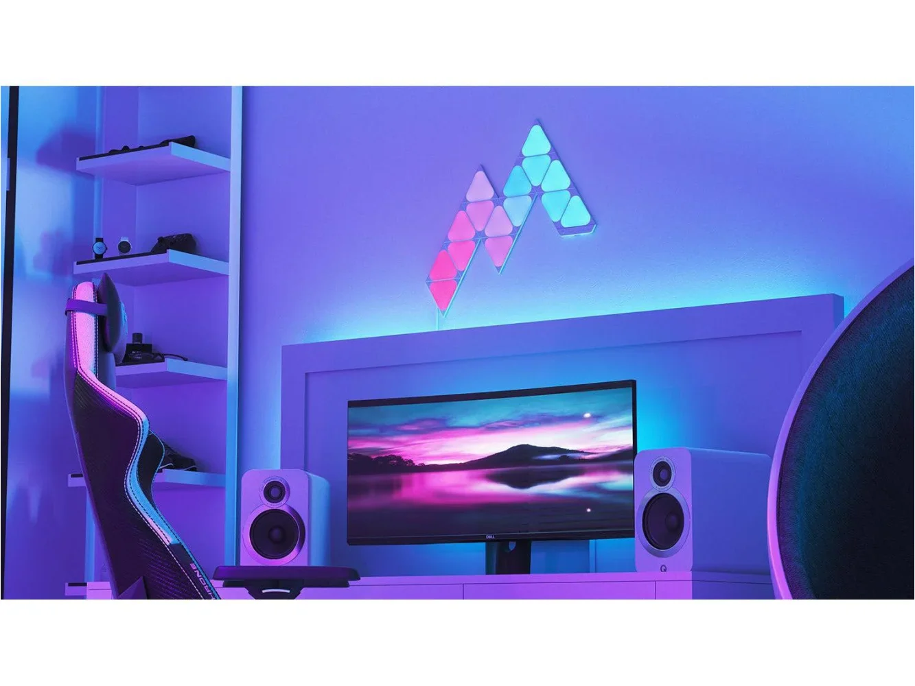 Nanoleaf Shapes Triangles Mini Starter Kit - 5 Pack - Image 5