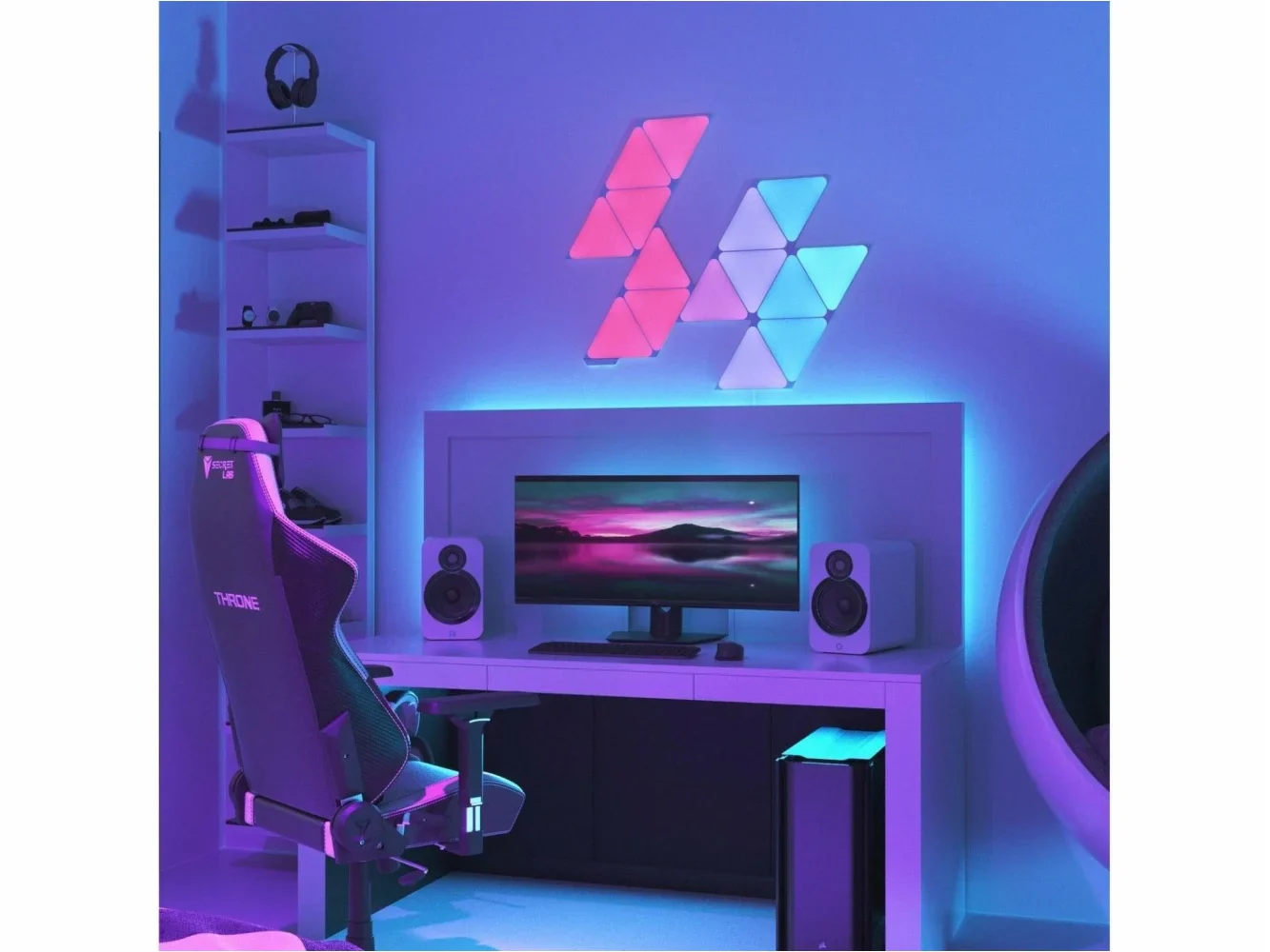 Nanoleaf Shapes - Triangles Starter Kit (4 Panels) - Image 4