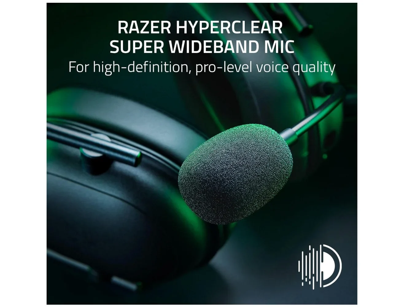 Razer BlackShark V2 HyperSpeed - Wireless Ultra-Lightweight Esports Headset - Black - Image 10