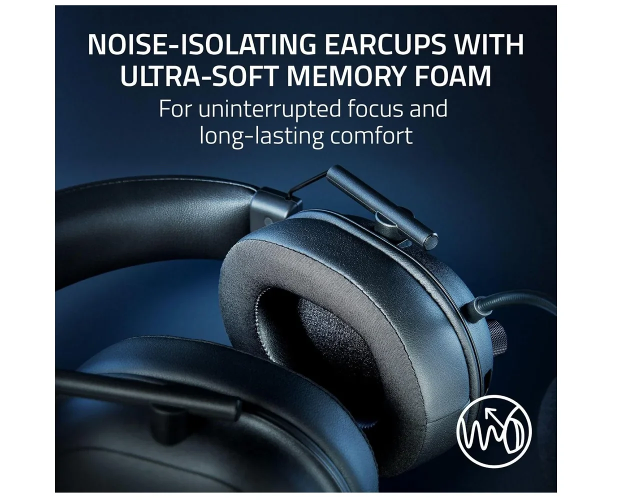 Razer BlackShark V2 HyperSpeed - Wireless Ultra-Lightweight Esports Headset - Black - Image 8